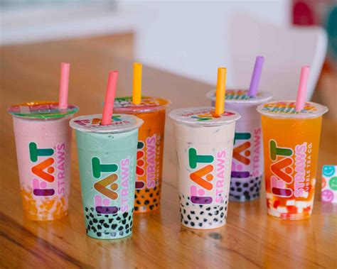 Fat straws - Milk tea or Green tea with your choice of flavor and added tapioca pearls or popping pearls. 16oz $4.00. 24oz $5.25. 32oz $6.00. Pearls: Boba (tapioca), Mango pearls, Strawberry pearls, Blueberry pearls, Peach pearls, Cherry pearls …